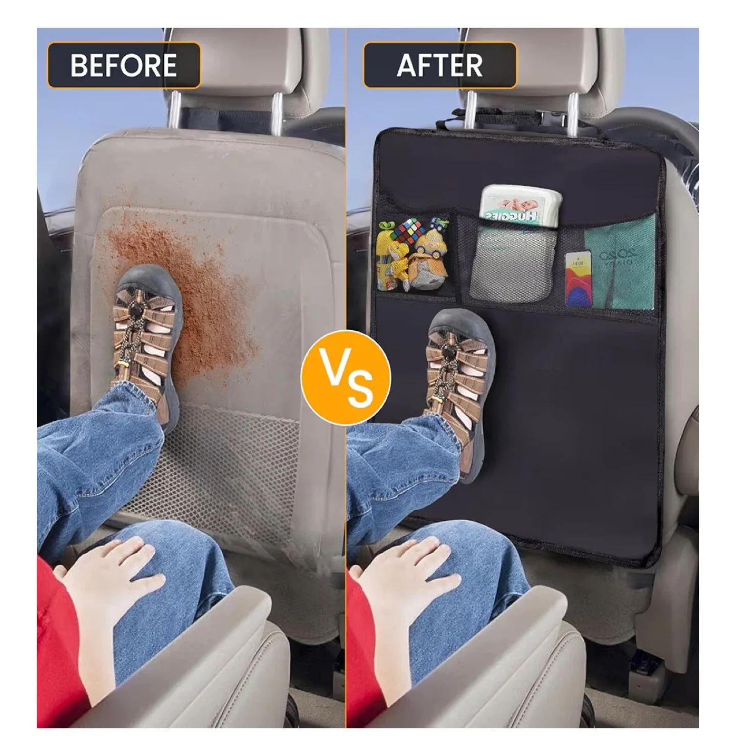 Car Kick Mats Back Seat Protector (2 Pack) image indicator(5)