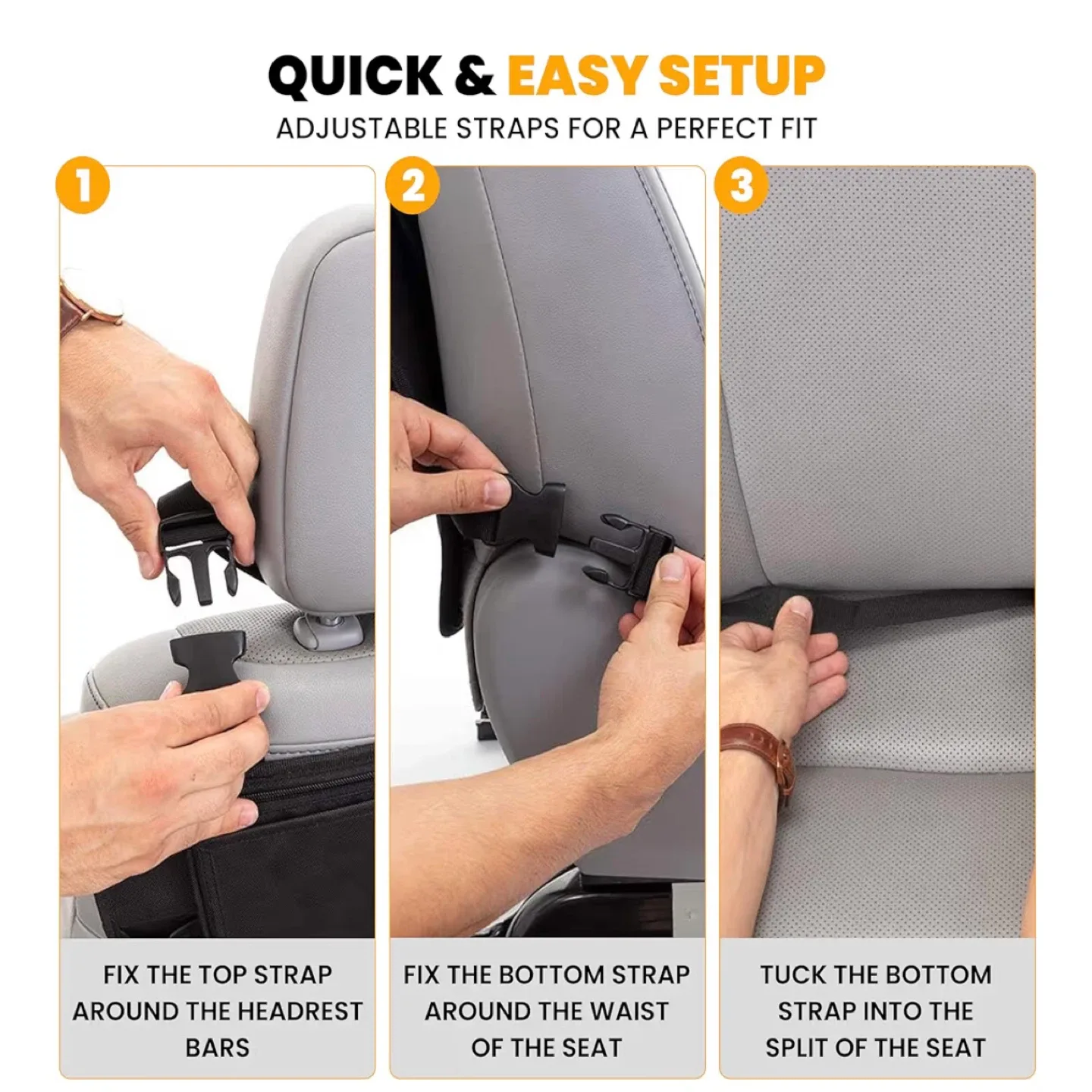 Car Kick Mats Back Seat Protector (2 Pack) image indicator(3)