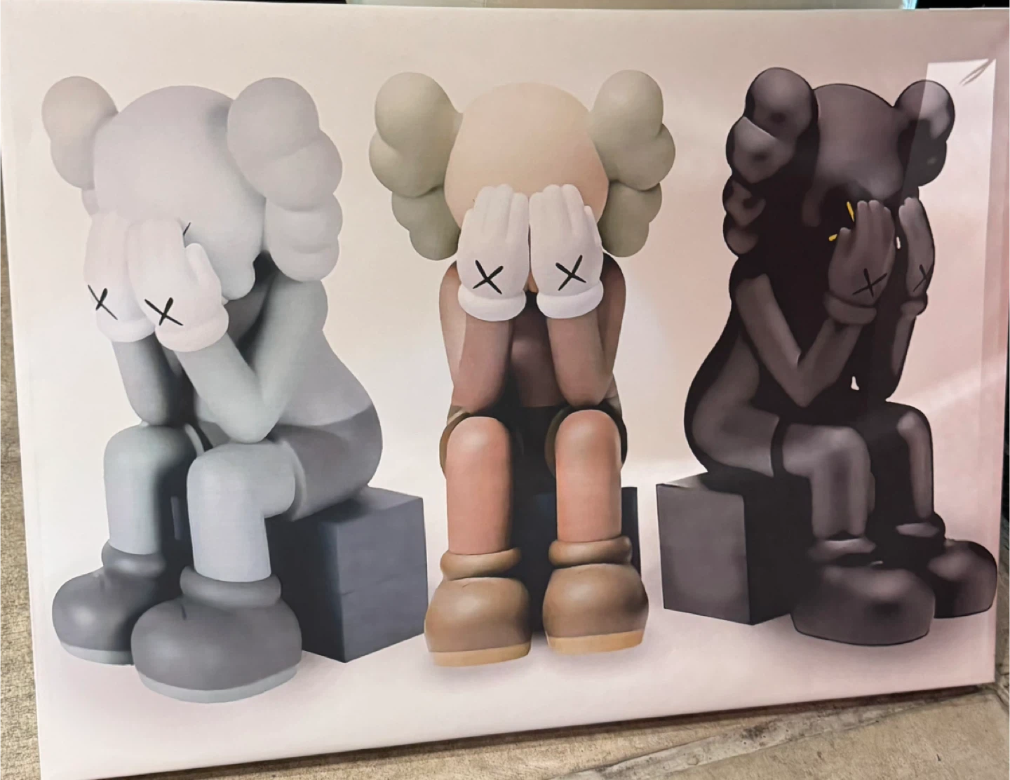 KAWS Separated Vinyl Figure Art Print