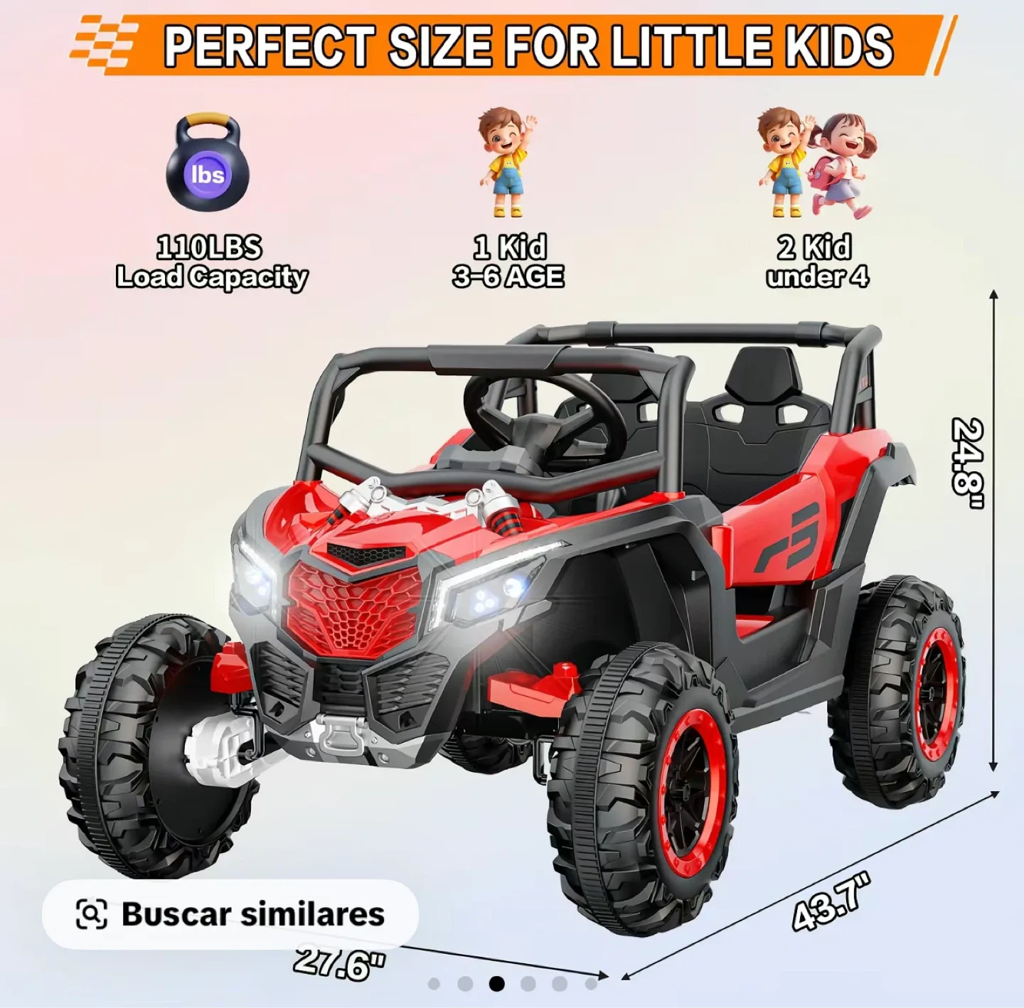 Kids Ride On Car - 2 Seater image indicator(2)