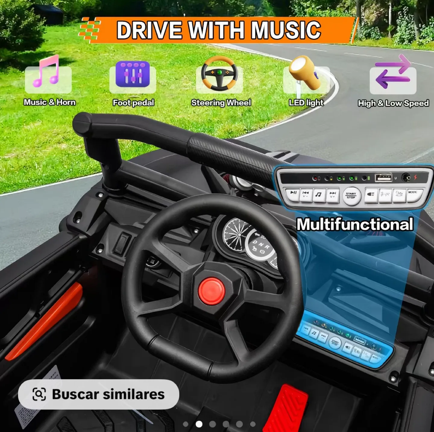 Kids Ride On Car - 2 Seater image indicator(4)