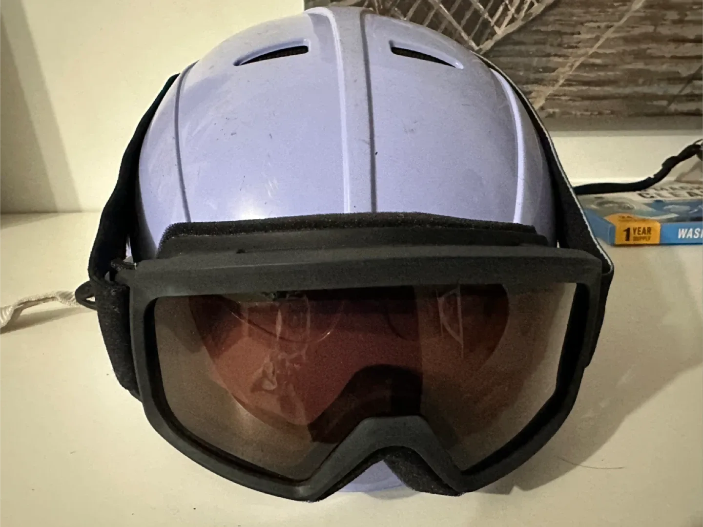 Kids Ski/Snowboard Helmet & Goggles - Lilac image indicator(3)