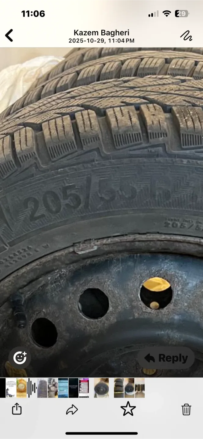 Set of 4 Nord Frost 205/55R16 Winter Tires image indicator(5)