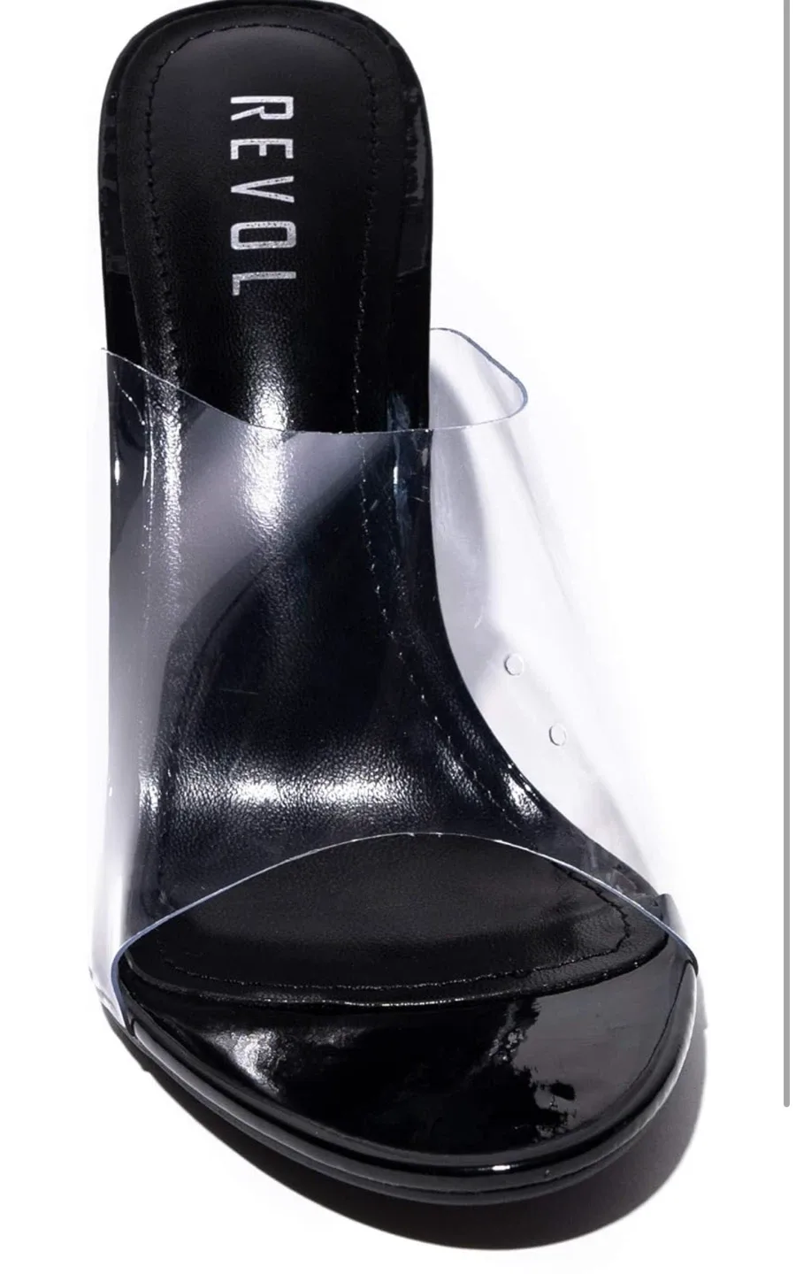 NEW! Revol Clear Block Heels, Size 9 image indicator(3)