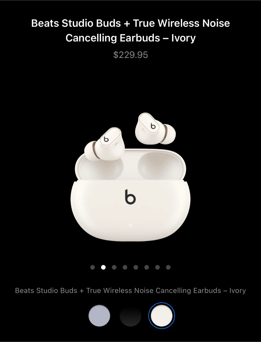 Beats Studio Buds+ ivory LNIB