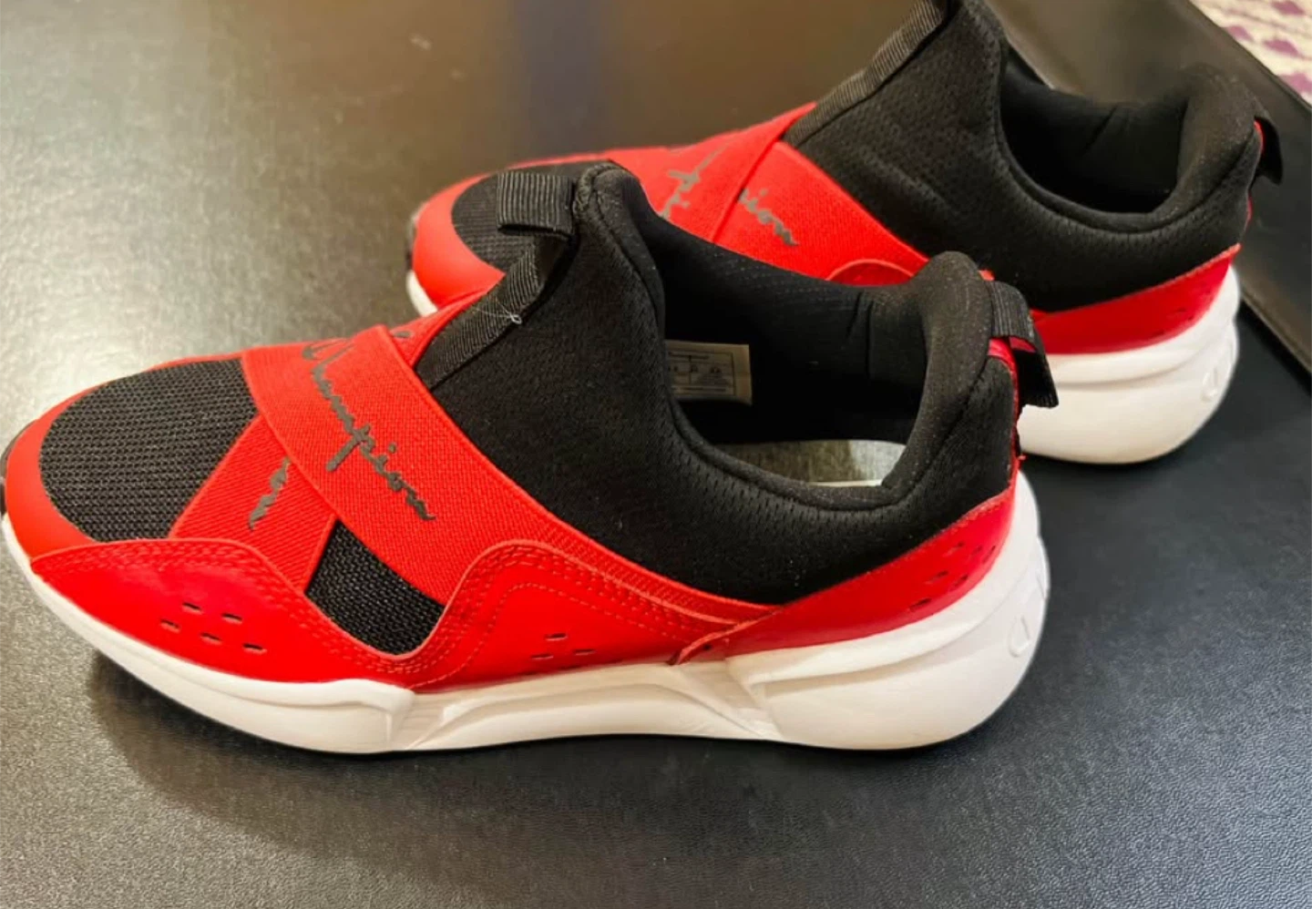 Champion Kids' Size 6 Sneakers - Red & Black - photo 2