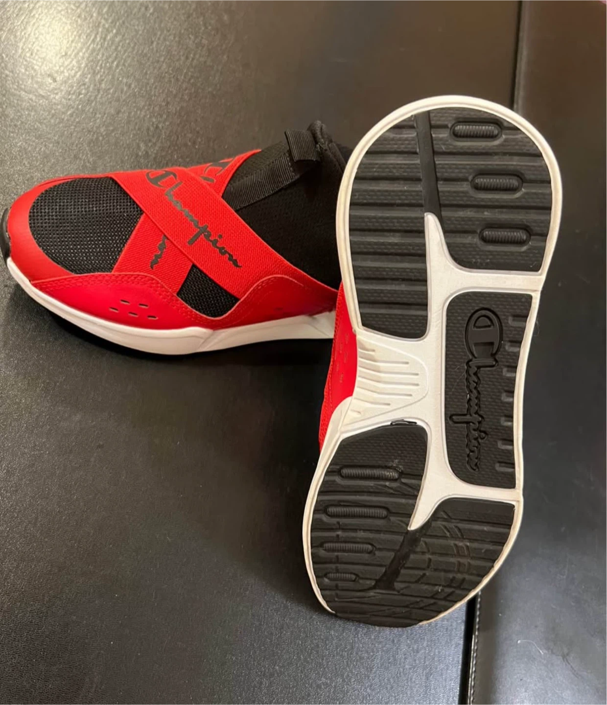 Champion Kids' Size 6 Sneakers - Red & Black - photo 4