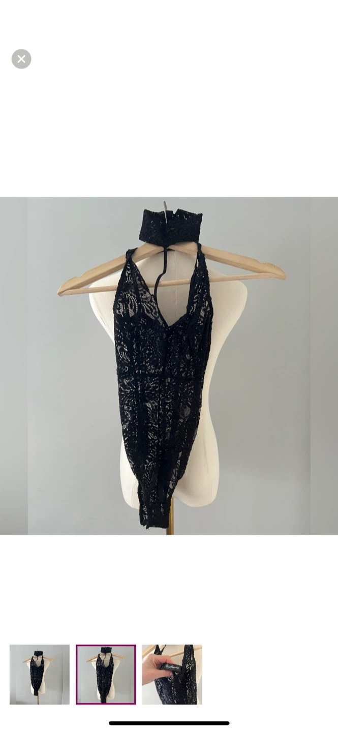 Stylewise Black Lace Bodysuit - photo 2