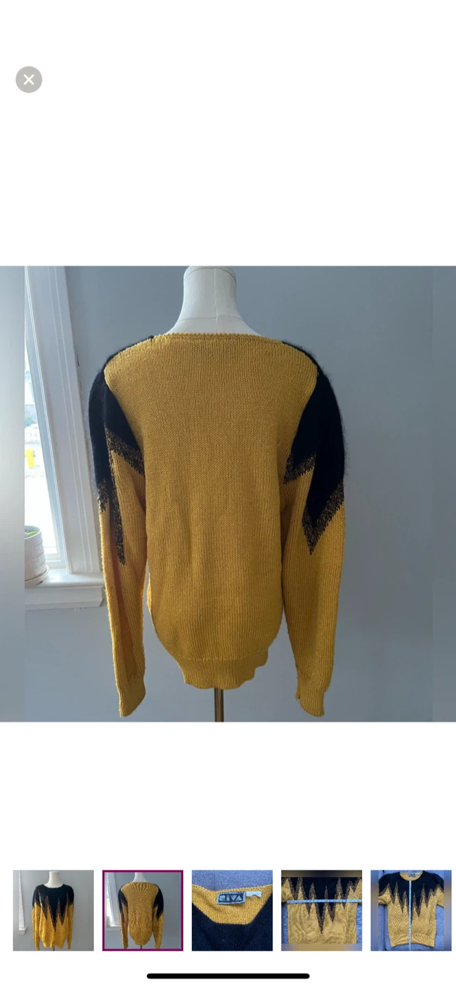 Riva Black & Gold Sweater - photo 2