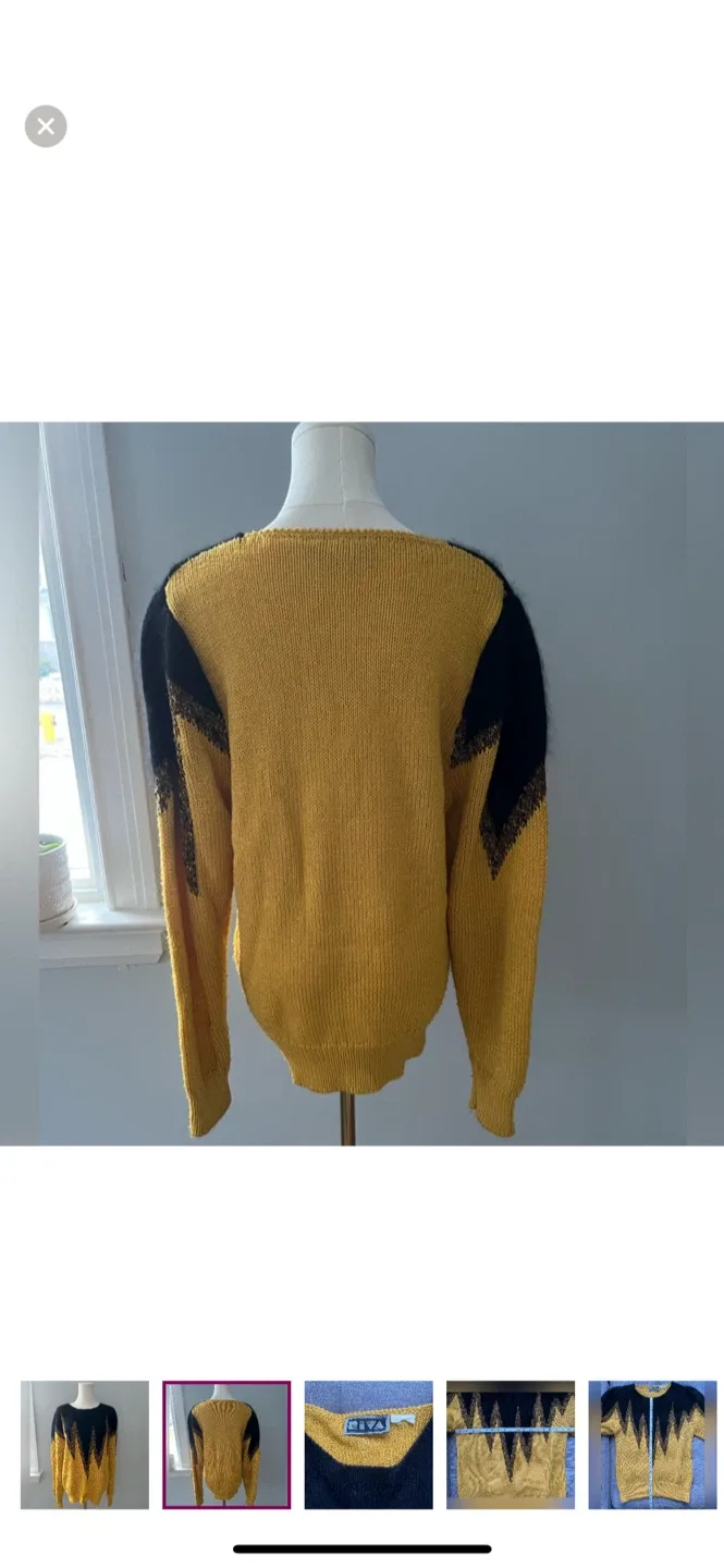 Riva Black & Gold Sweater image indicator(2)