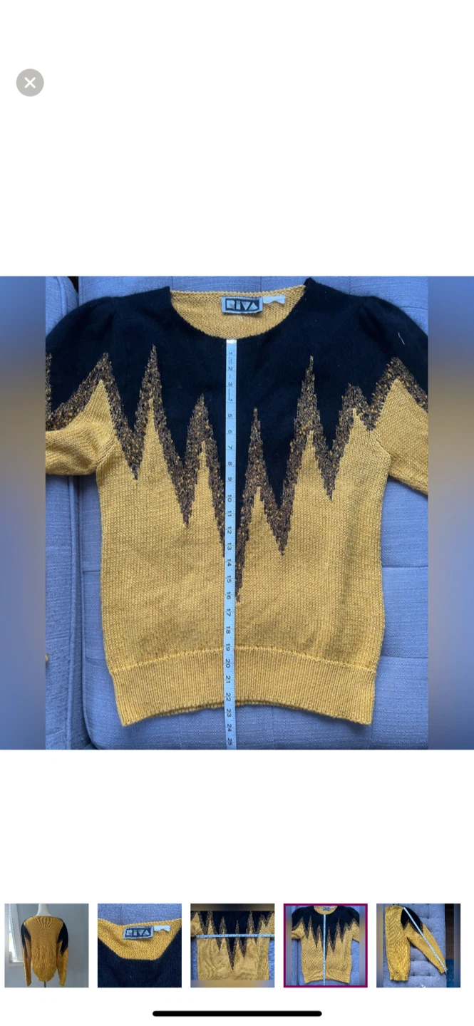 Riva Black & Gold Sweater - photo 5