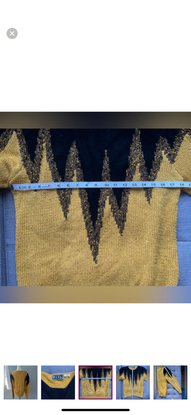 Riva Black & Gold Sweater - photo 4