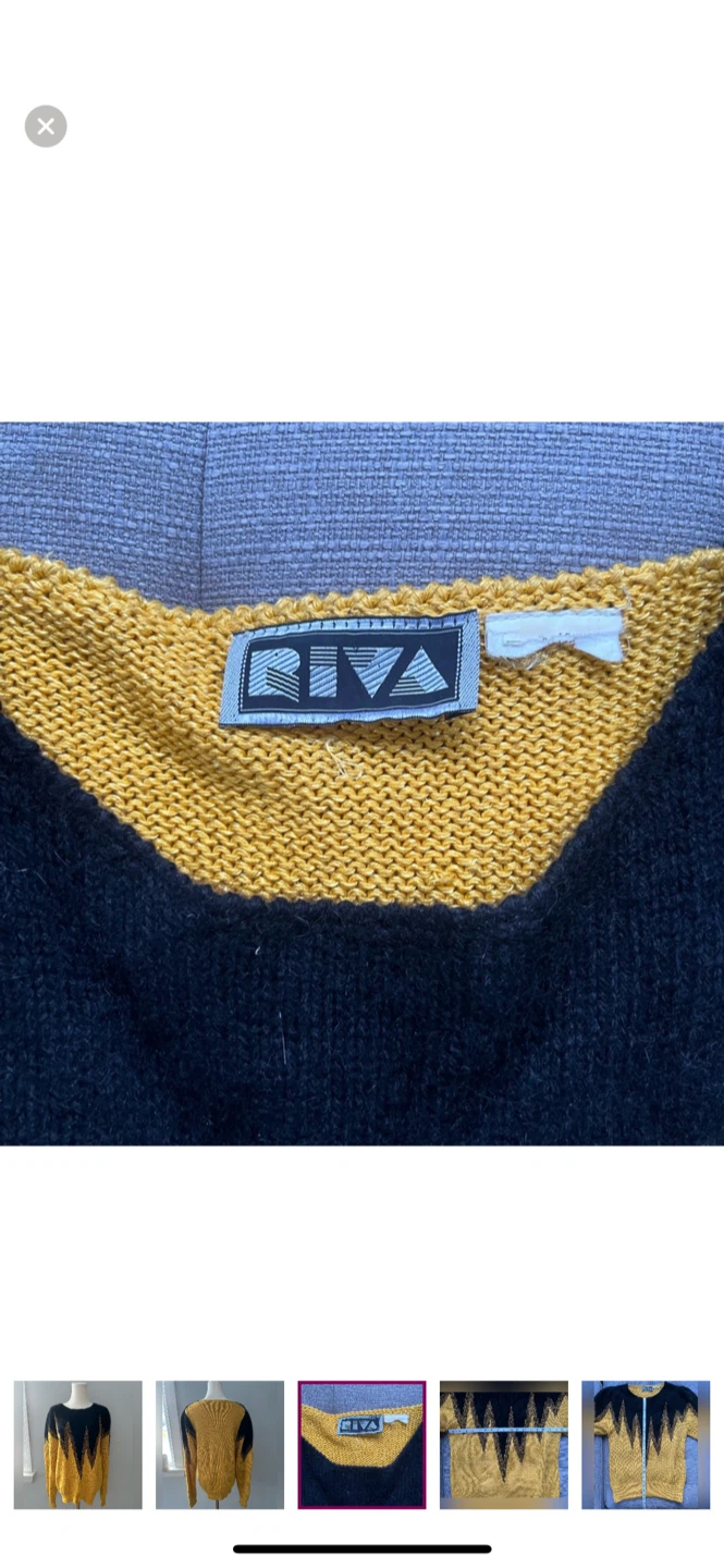Riva Black & Gold Sweater - photo 3
