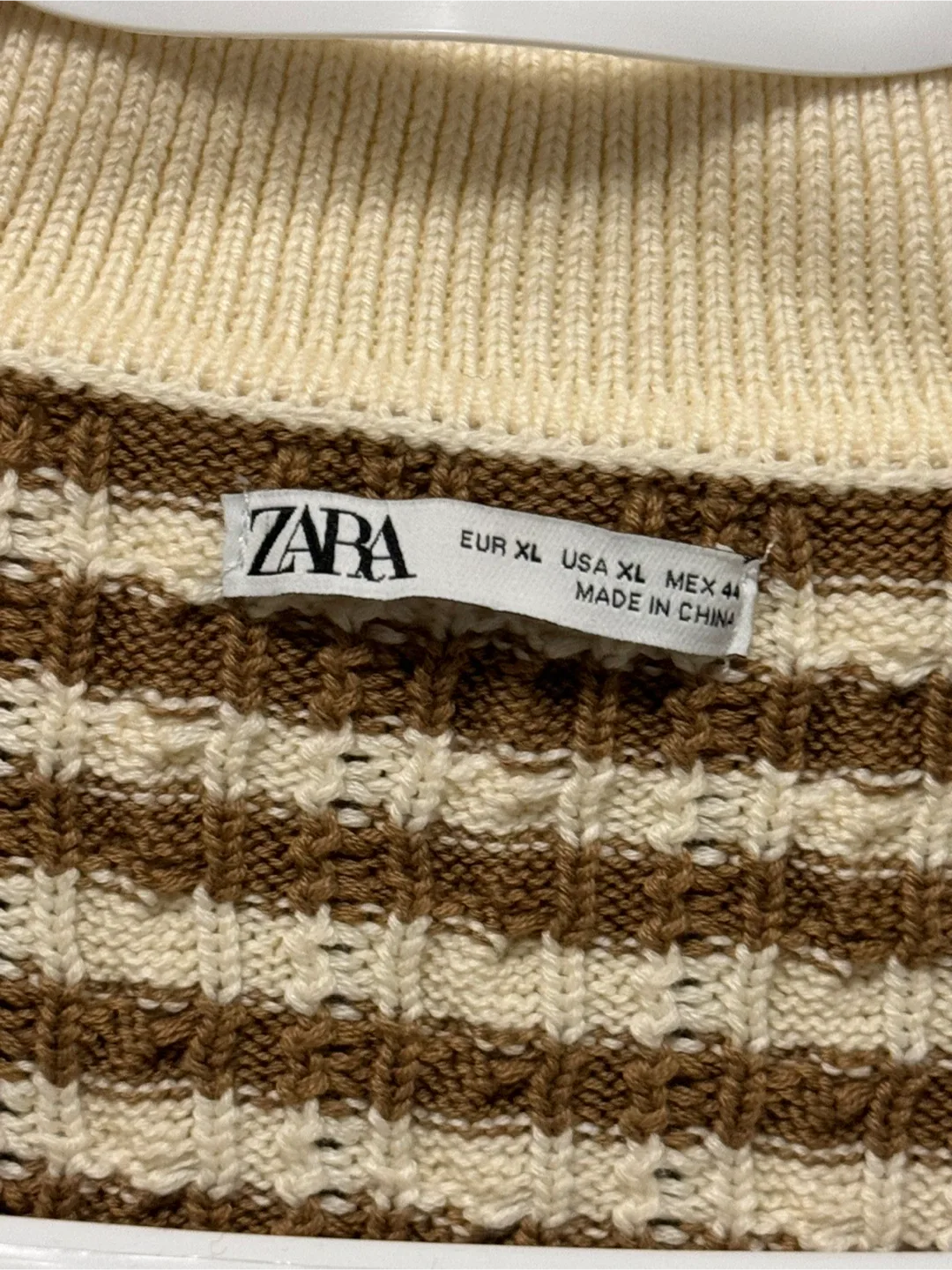 Zara Striped Knit Sweater - XL image indicator(2)