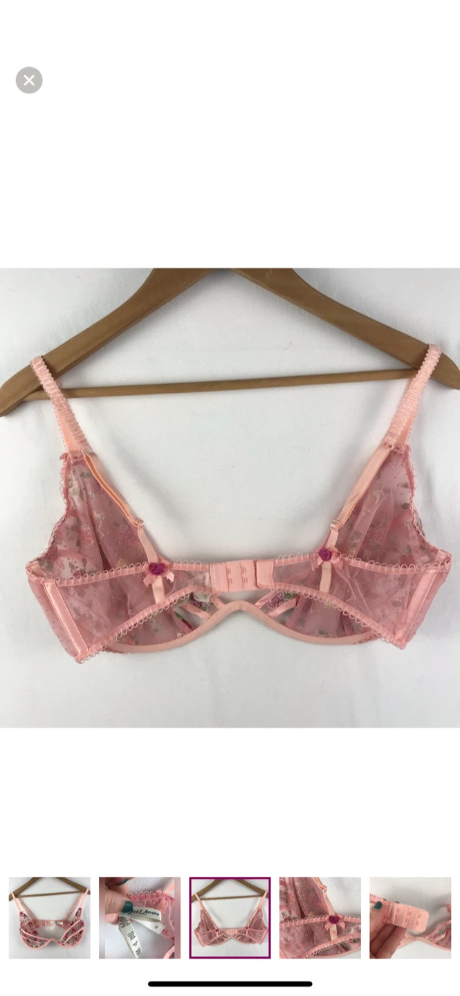 Love & Lemons Floral Bra - Size XL - photo 5