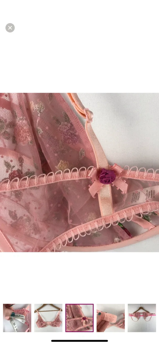 Love & Lemons Floral Bra - Size XL image indicator(6)