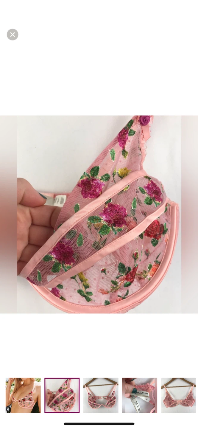 Love & Lemons Floral Bra - Size XL - photo 2