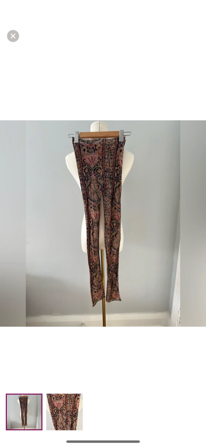 Paisley Print Nylons