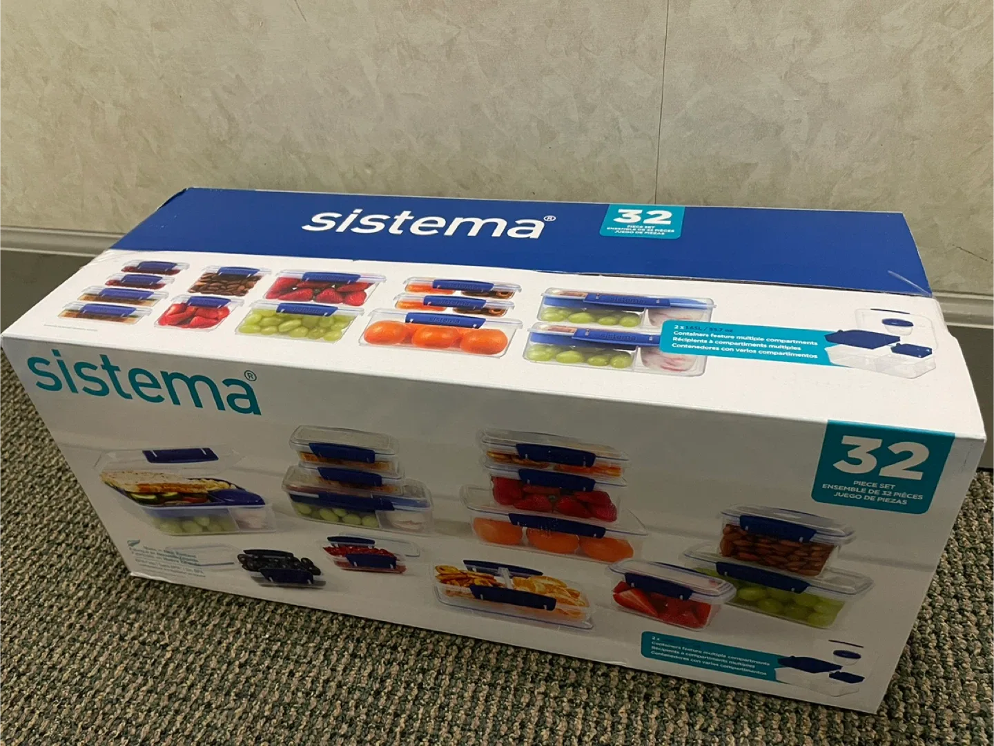 Sistema 32-Piece Food Storage Container Set - New image indicator(2)