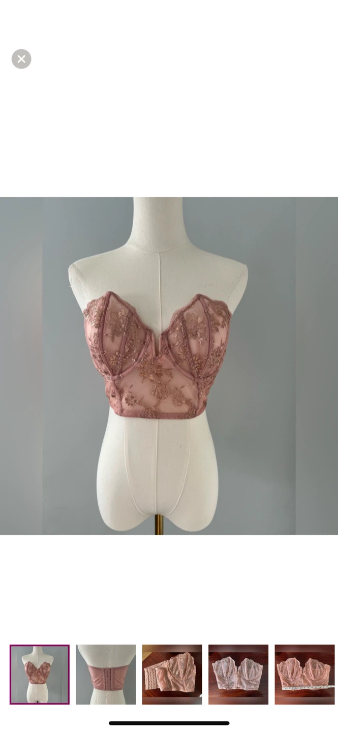 Lace Bustier Top