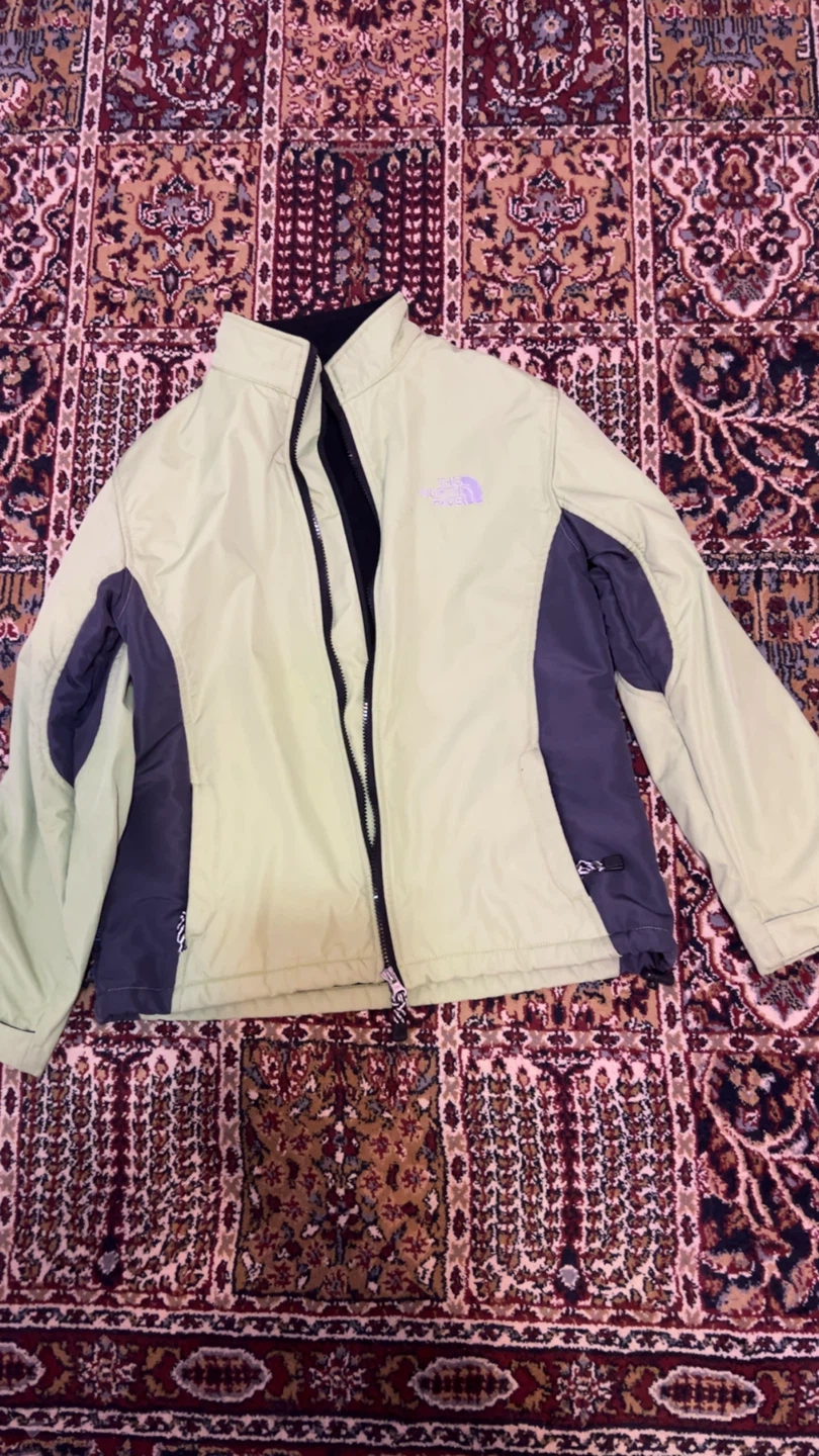 The North Face Jacket - Light Green & Grey