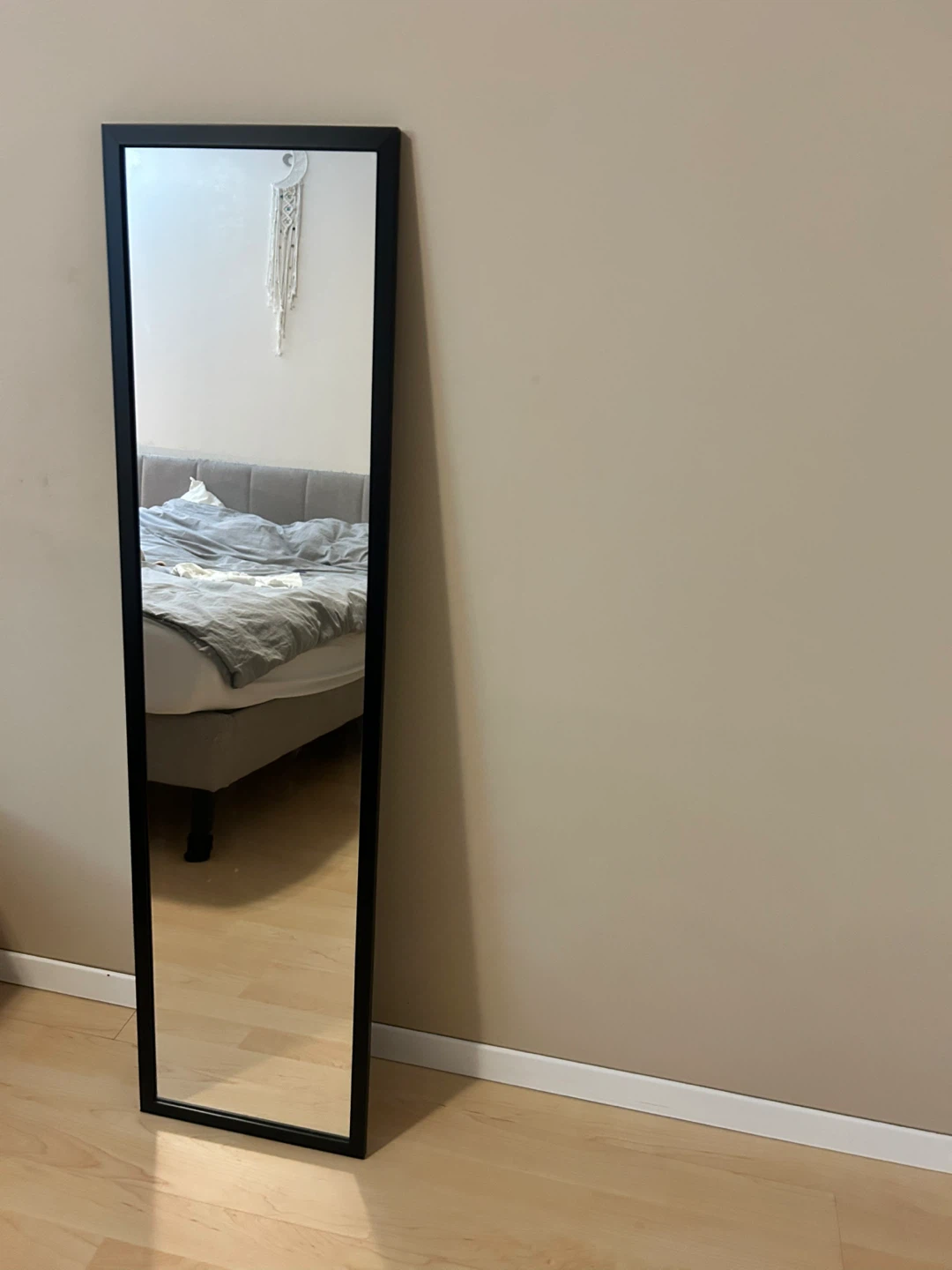 Full Length Mirror - Black