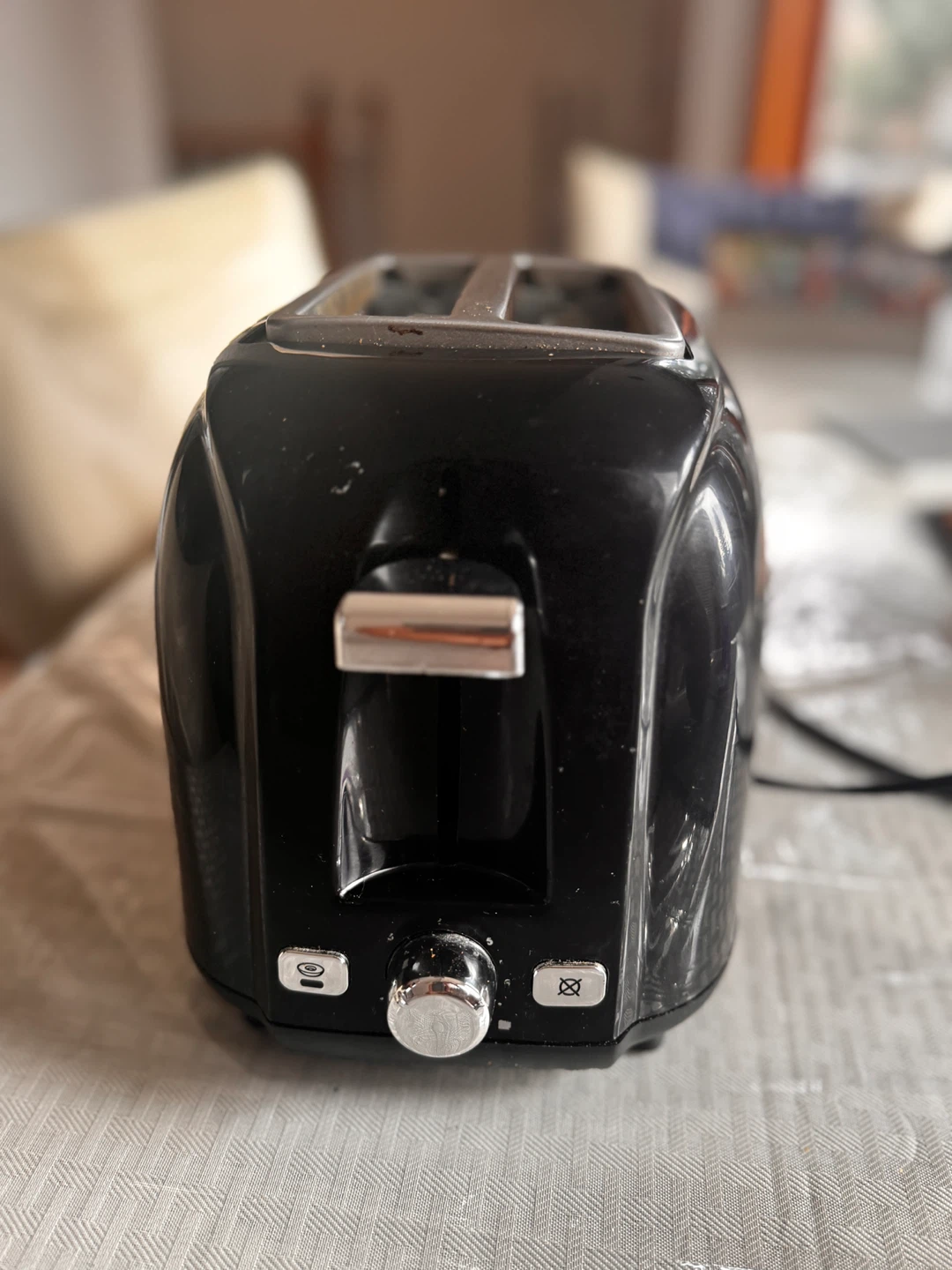 2 slice toaster, black - photo 4