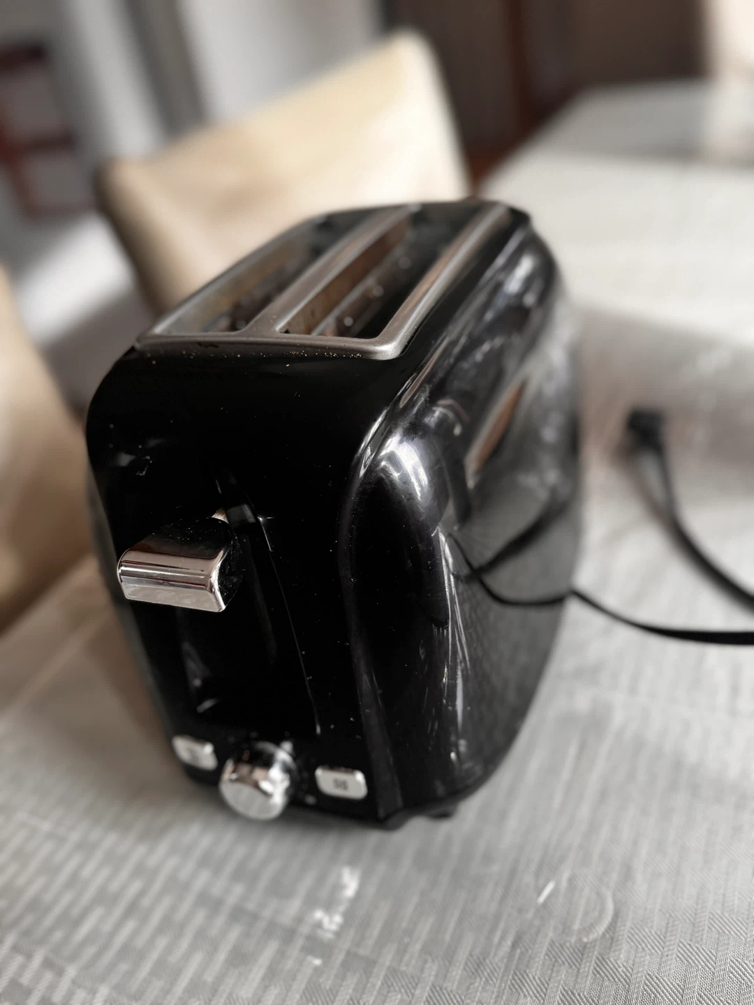 2 slice toaster, black - photo 3