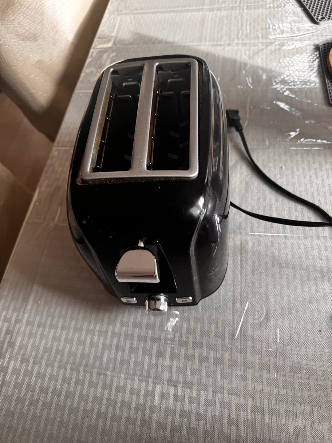 2 slice toaster, black - photo 2