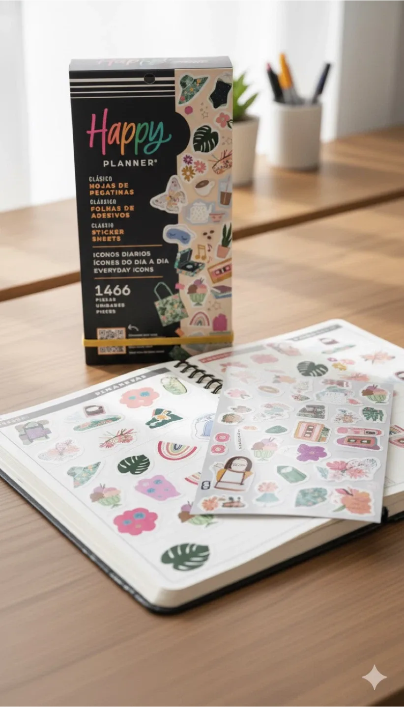 Happy Planner Classic Sticker Sheets - 1466 Pieces image indicator(2)