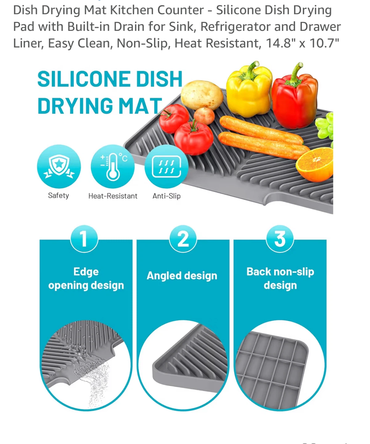Brand new Dish Drying Mat Kitchen Counter - photo 3
