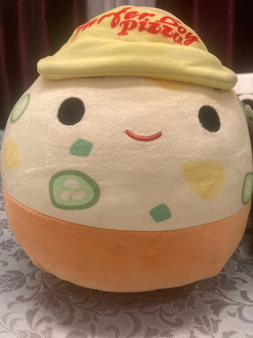 Squishmallows Stranger Things Surfer Boy Pizza Plush