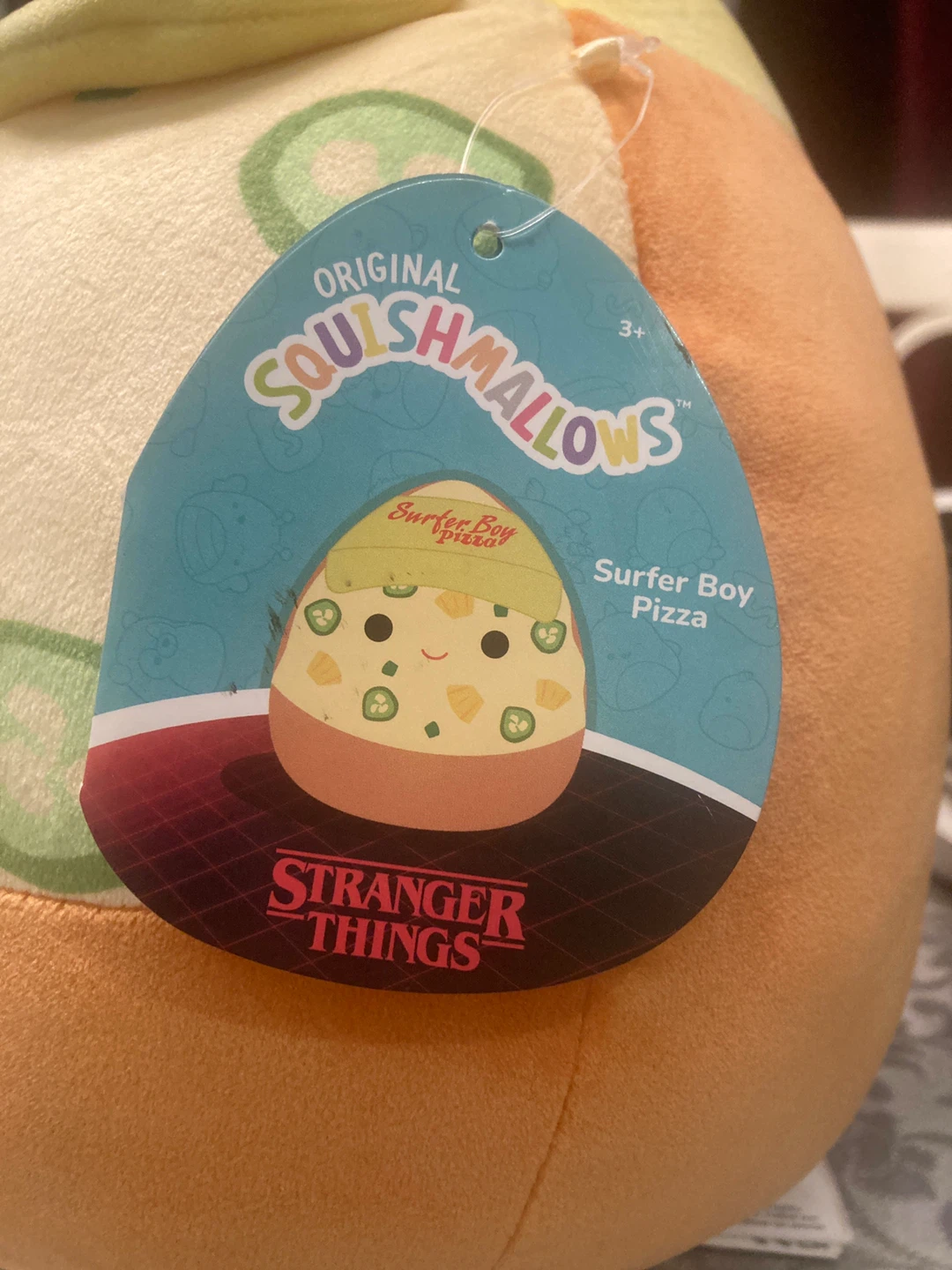 Squishmallows Stranger Things Surfer Boy Pizza Plush - photo 3