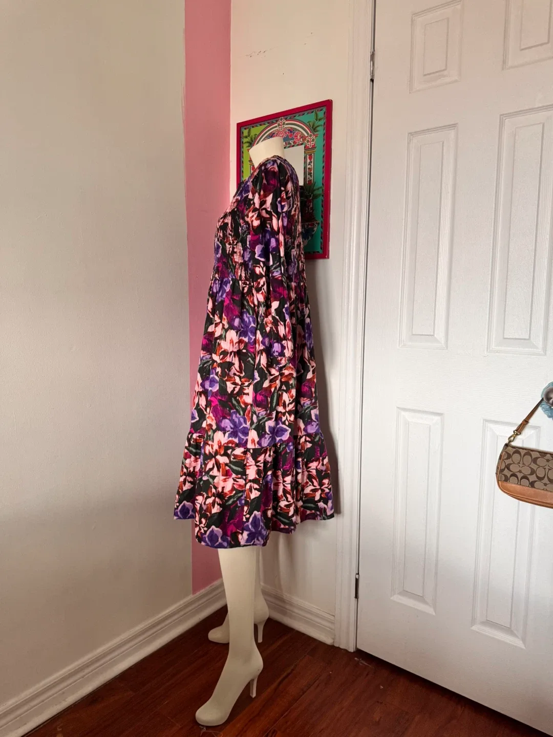 Floral Long Sleeve Dress image indicator(4)