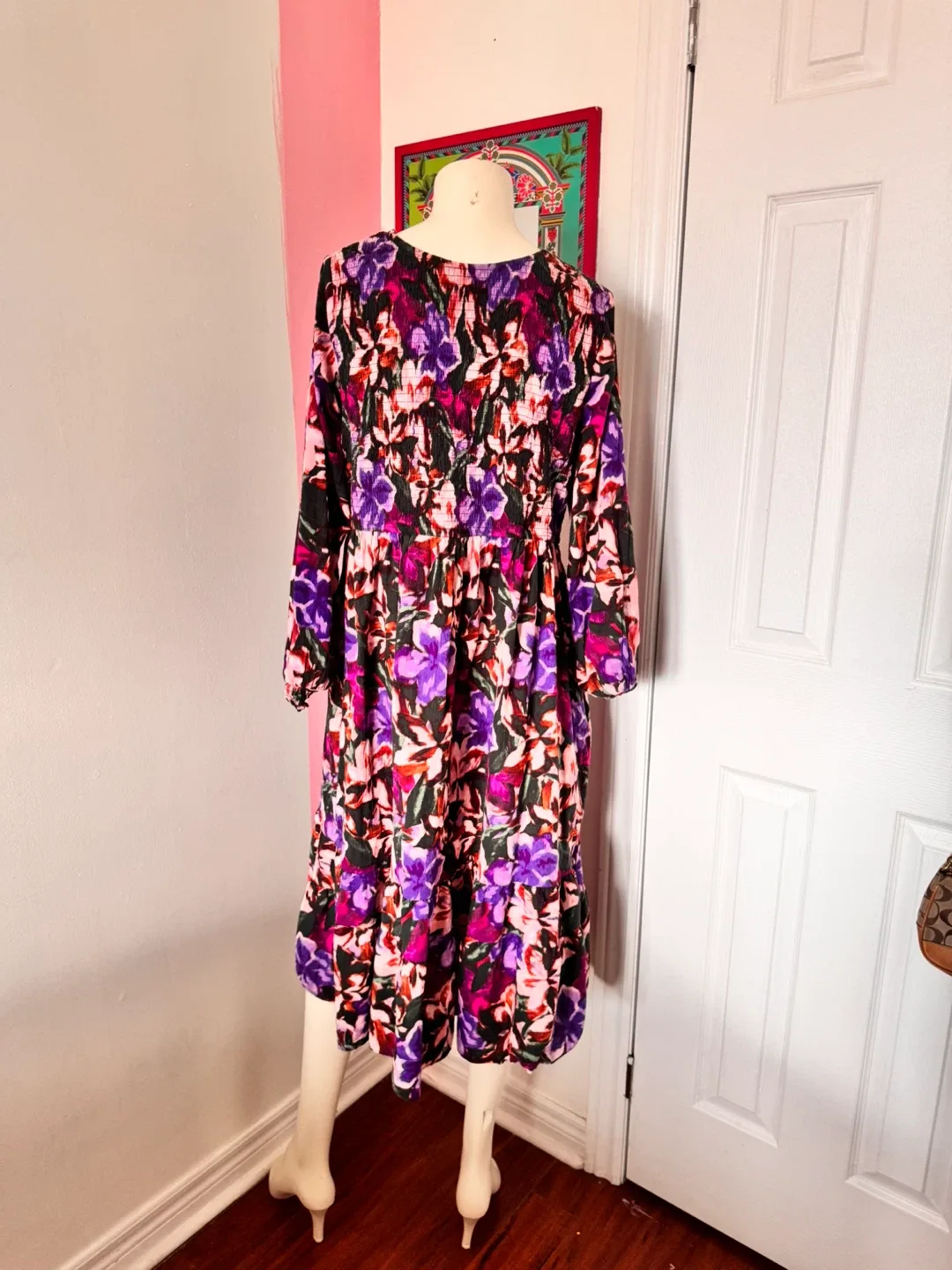 Floral Long Sleeve Dress image indicator(3)