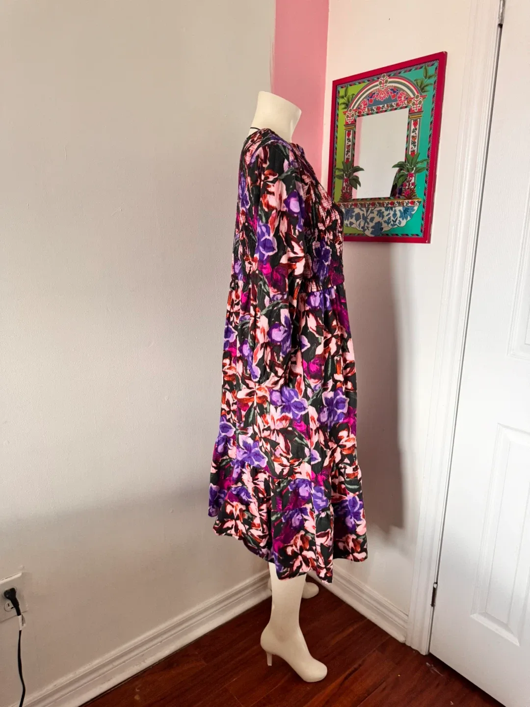 Floral Long Sleeve Dress image indicator(2)