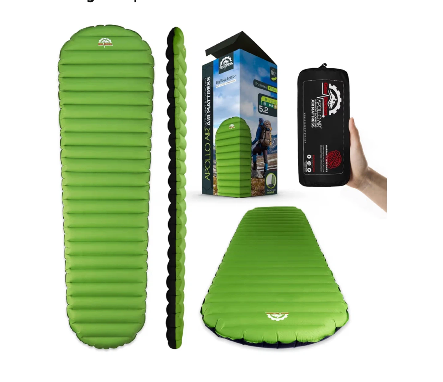 Apollo air mattress gear doctors (no bag)