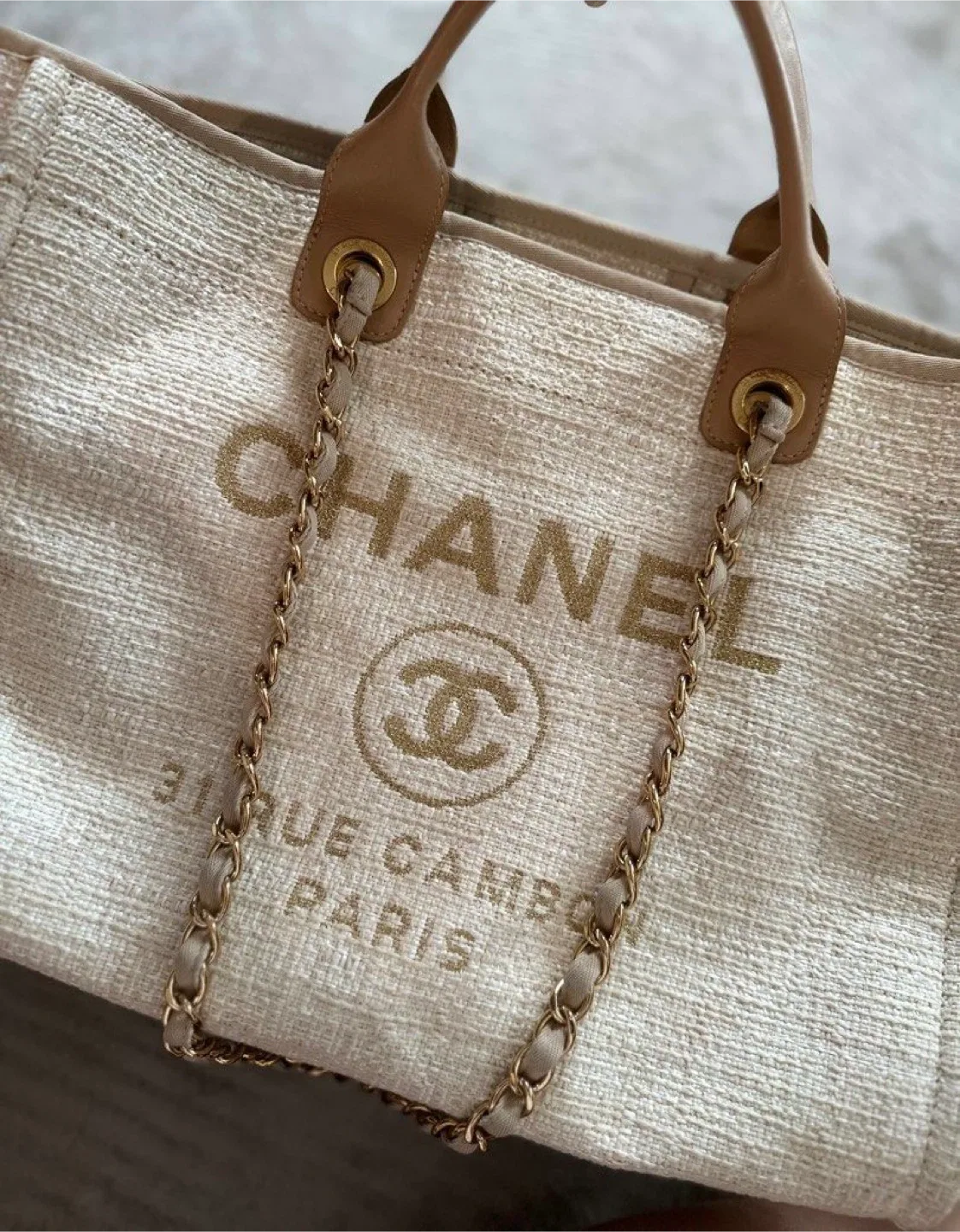 Chanel Paris Biarritz Tote Bag image indicator(4)