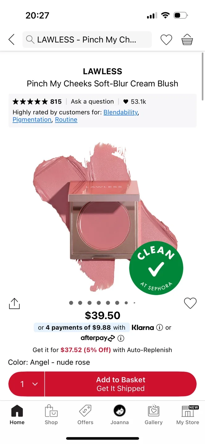 New Lawless Soft-Blur Cream Blush - Angel image indicator(5)