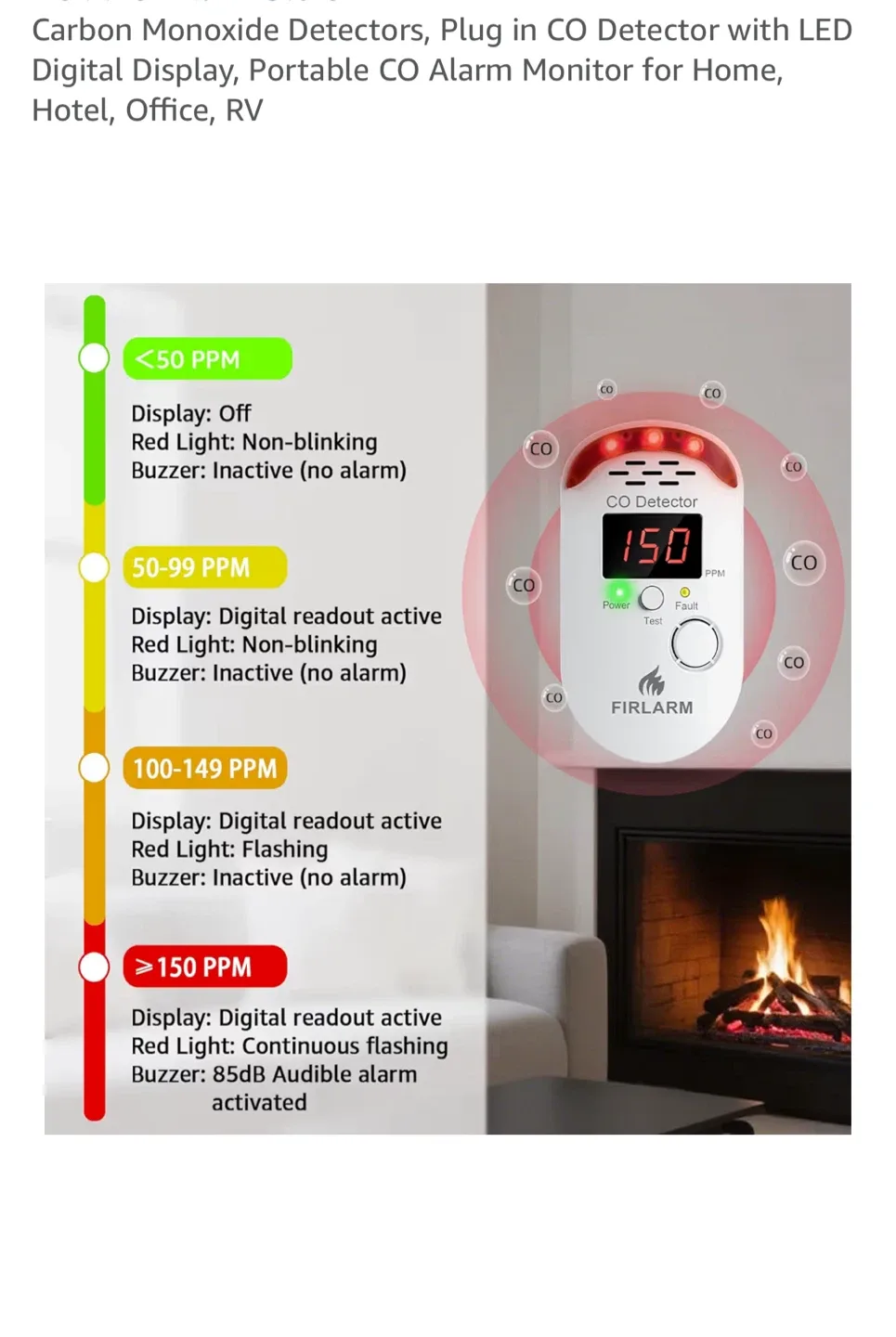 Brand new Carbon Monoxide Detectors image indicator(5)