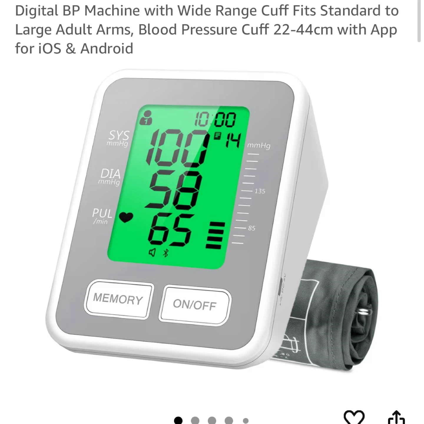 Brand new Digital BP Machine with Wide Range Cuff