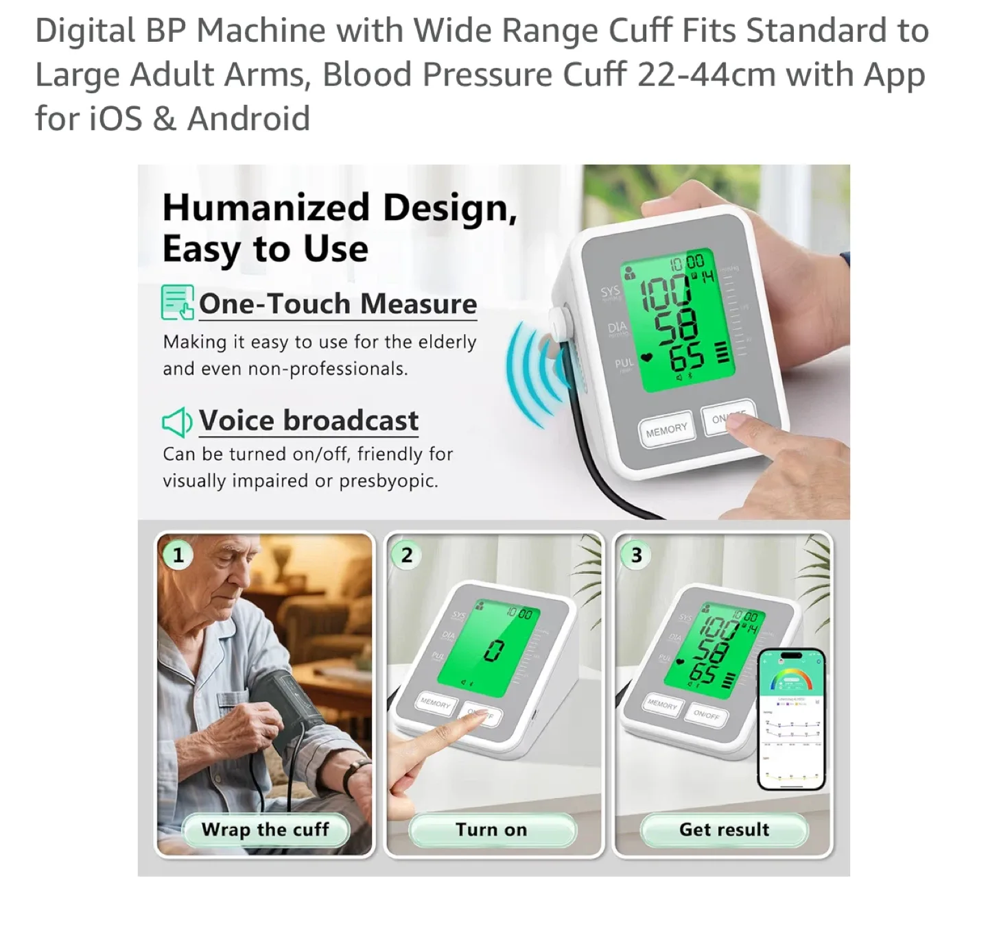 Brand new Digital BP Machine with Wide Range Cuff image indicator(4)
