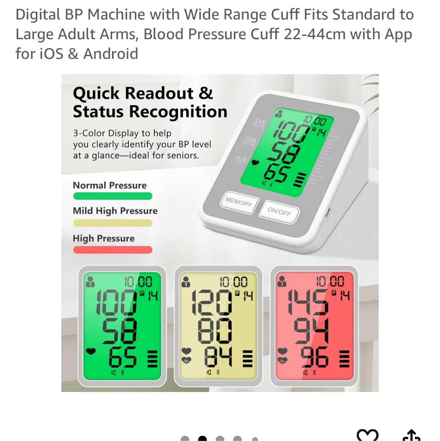 Brand new Digital BP Machine with Wide Range Cuff image indicator(2)