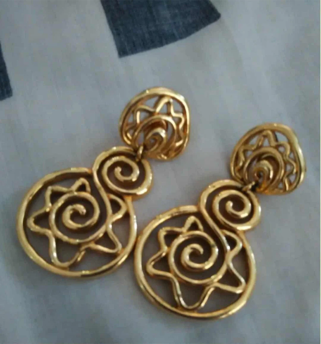 Vintage Gold Earrings