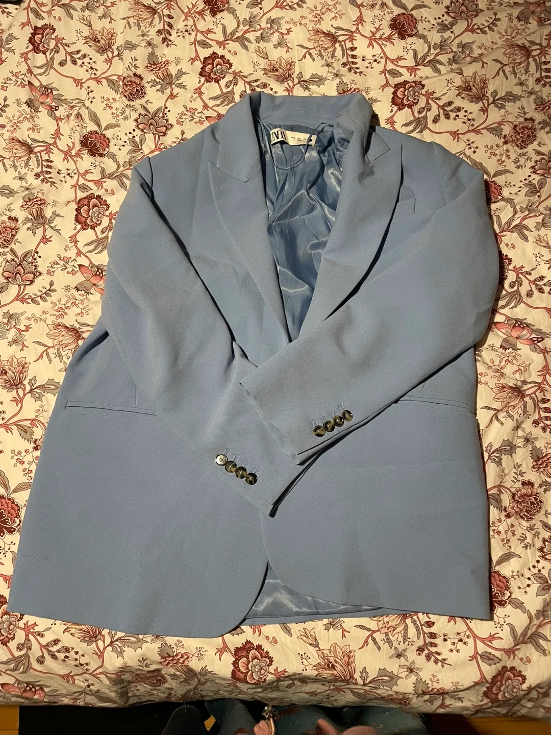 Zara Blue Blazer - Size L thumbnail