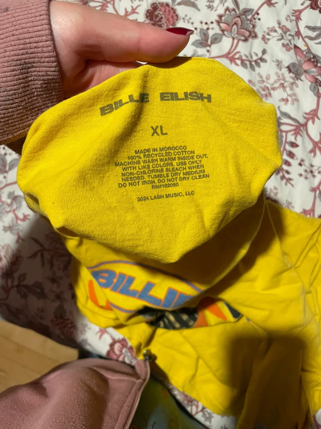 Billie Eilish 2024 Tour T-Shirt - XL image indicator(3)