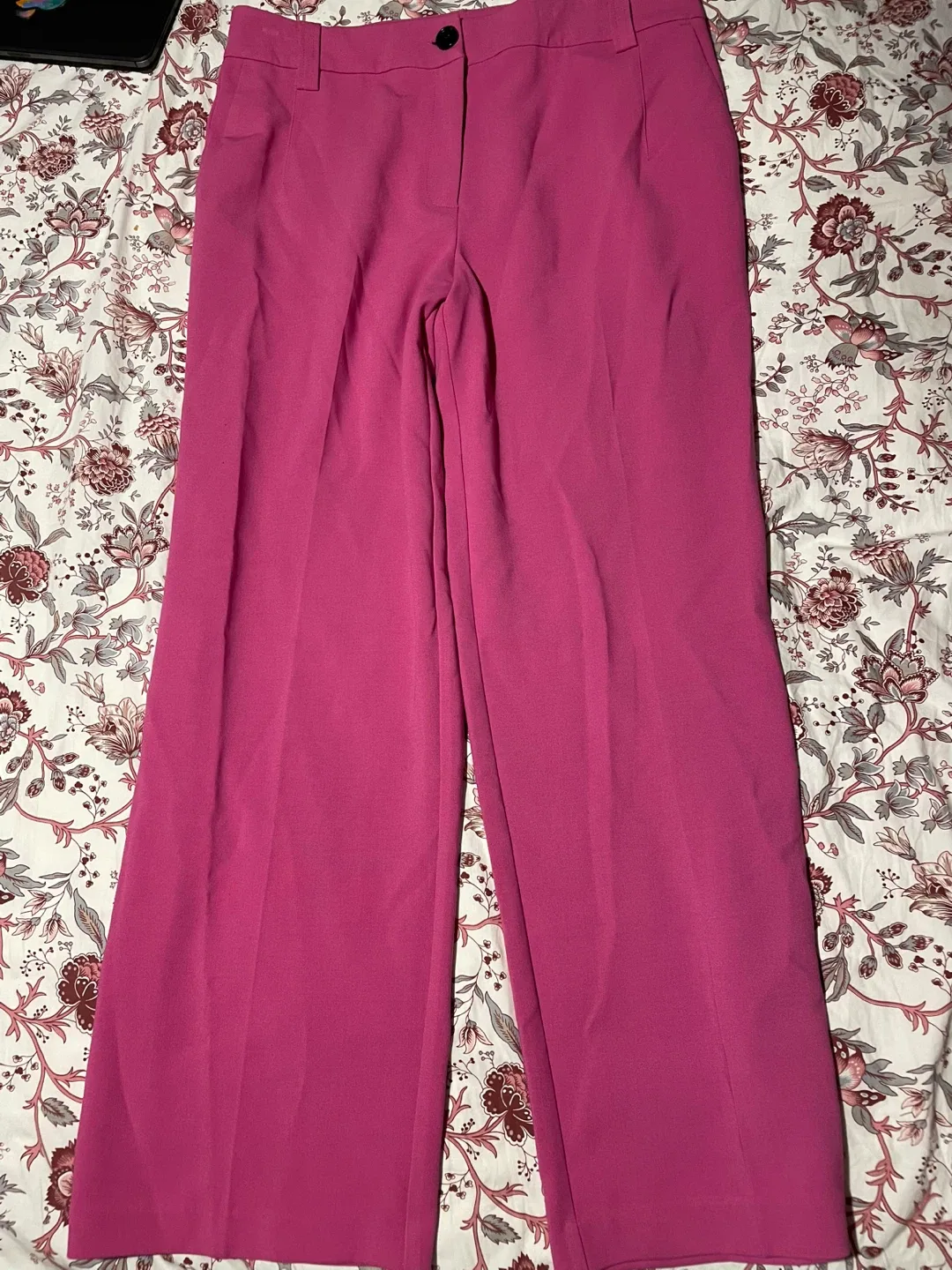 Pink Wide Leg Trousers thumbnail
