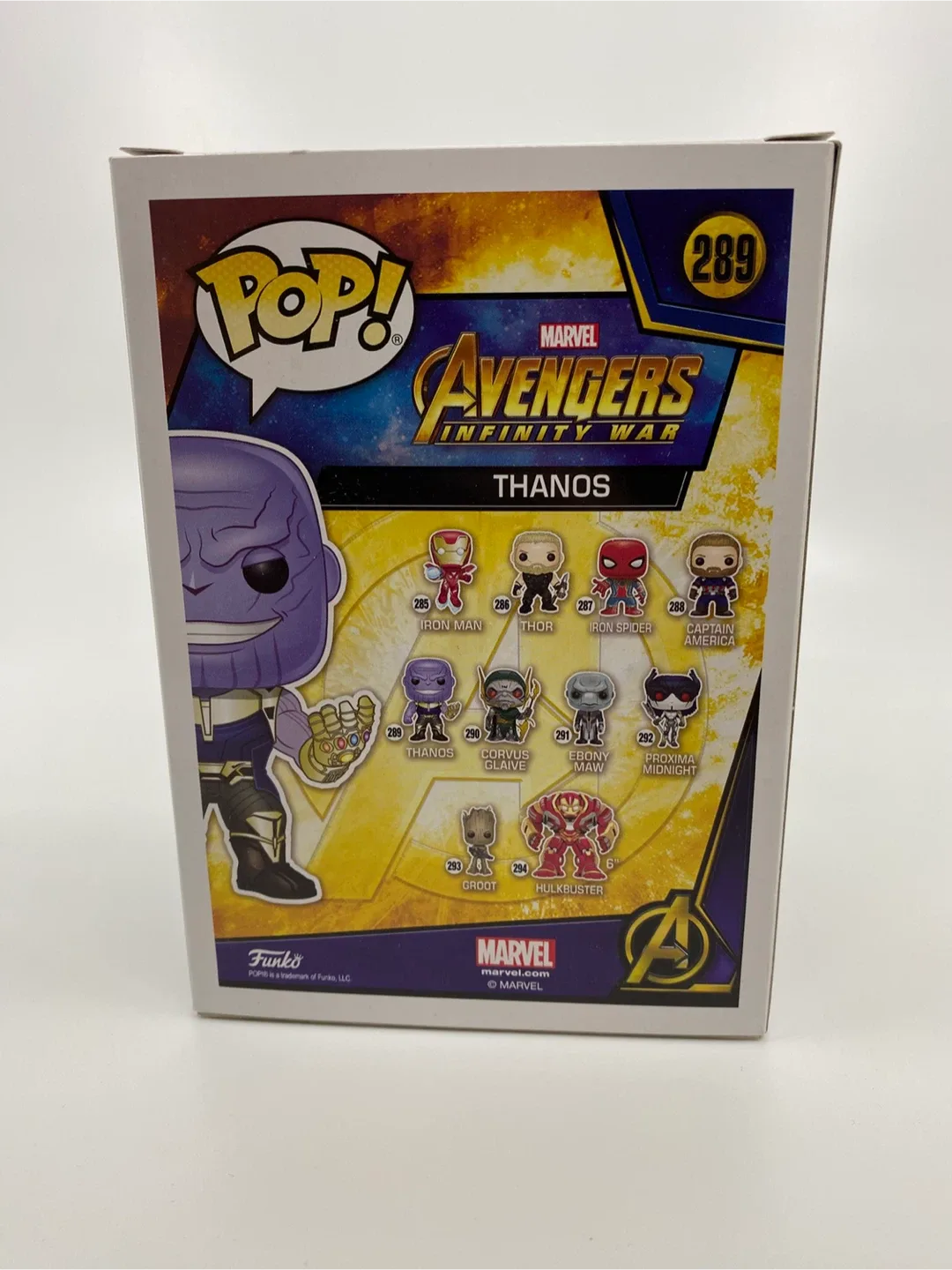 Funko Pop Marvel Thanos #289 image indicator(3)