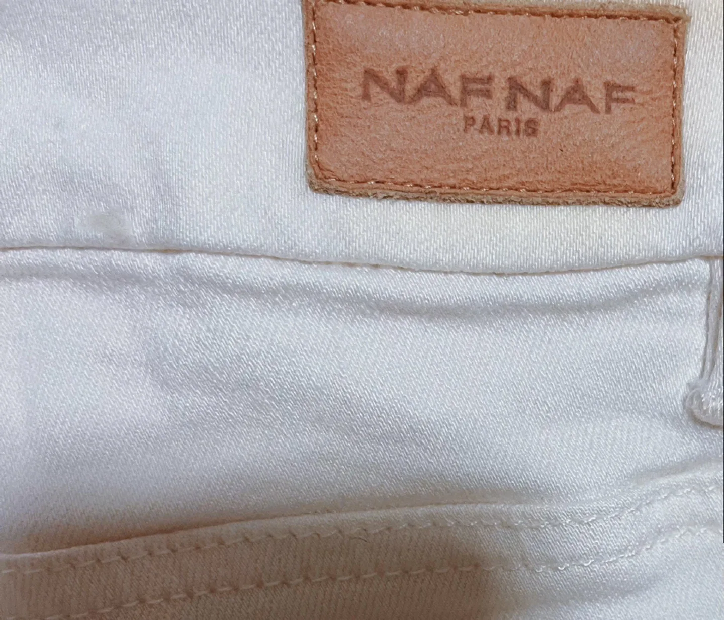 Women’s NAF NAF Paris White Jeans - Size 4 image indicator(3)
