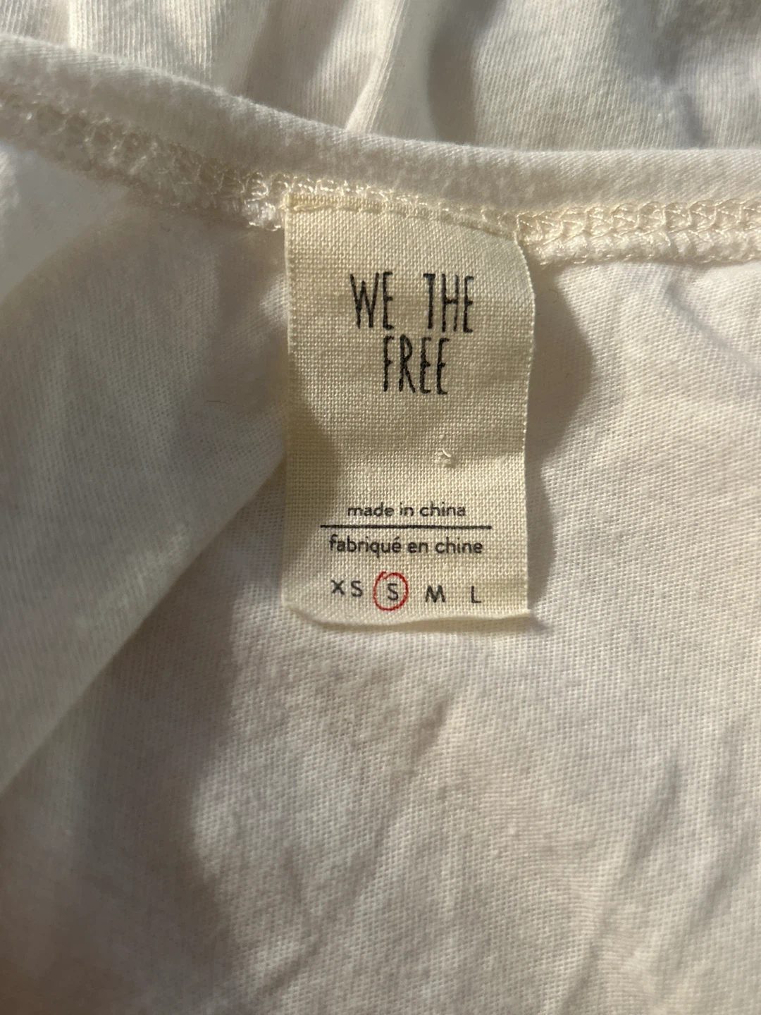 We The Free White Tank Top - Size S - photo 5